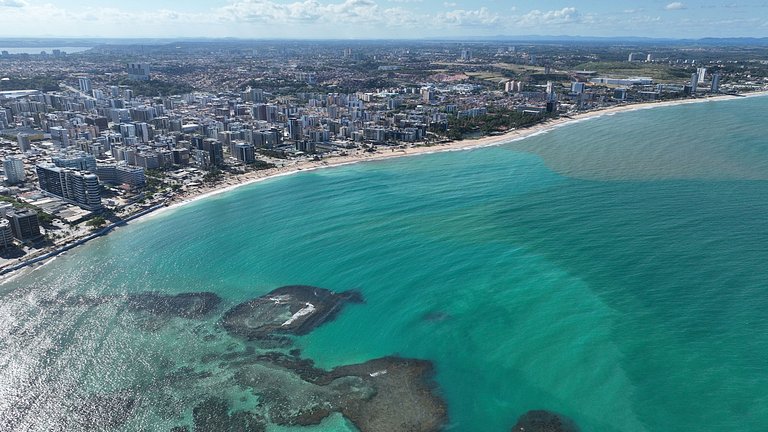 Conforto Beira Mar Pajuçara – Perto das Piscinas