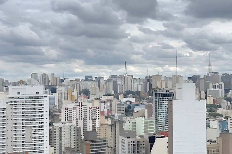 No topo de SP - 27º andar no COPAN!