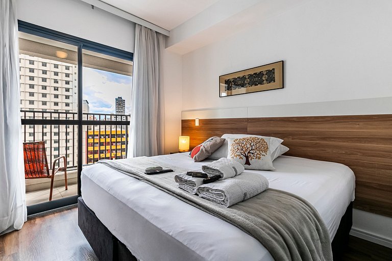 Studio Exclusivo Cama King + Piscina!