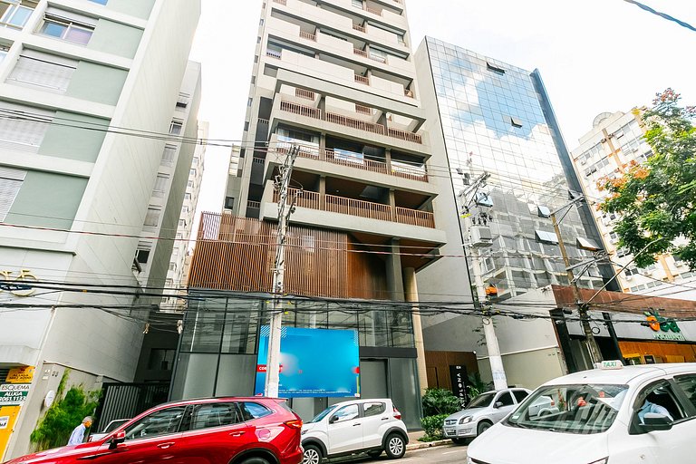 Apê descolado com vista incrível 2 min da Paulista
